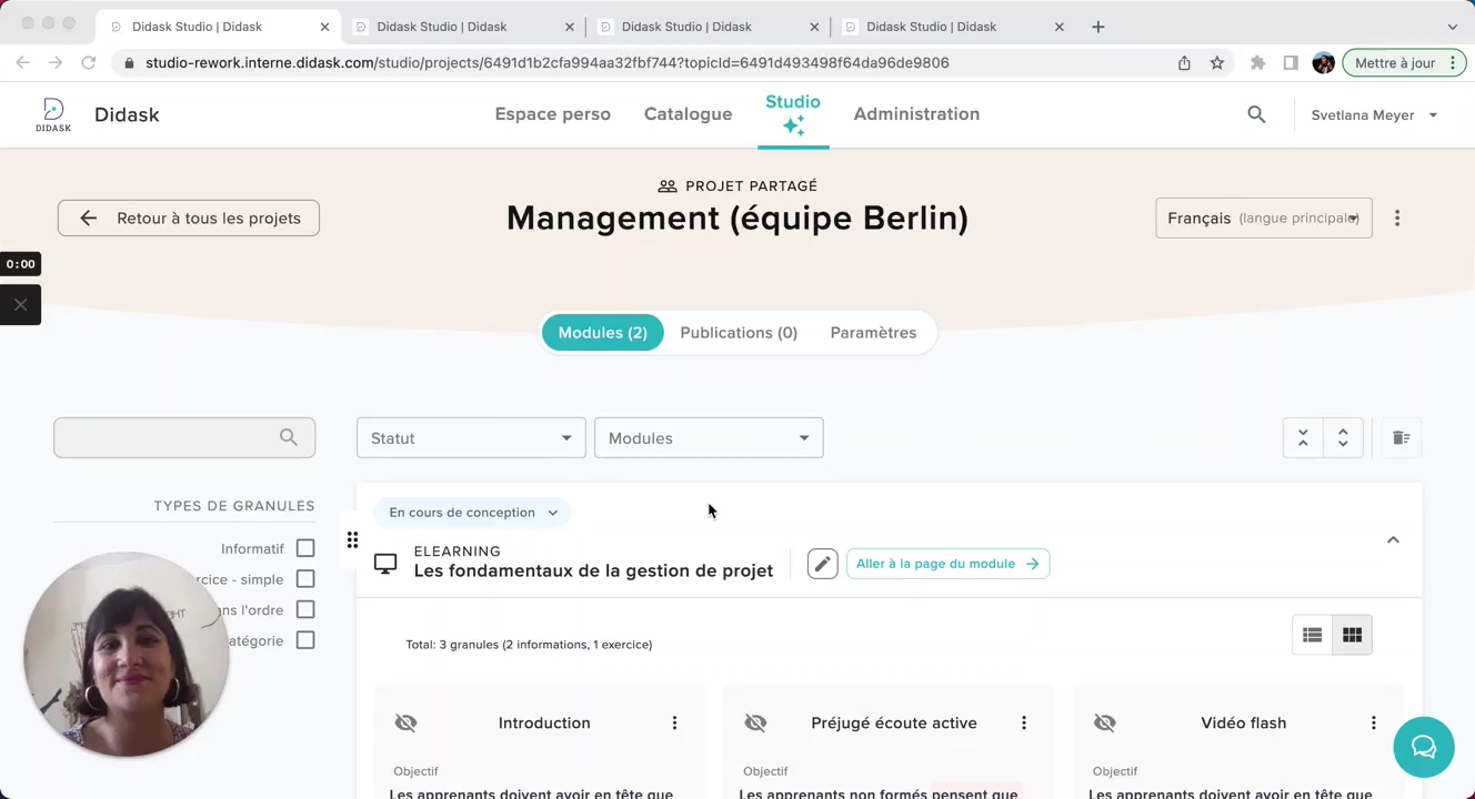 Bienvenue dans votre nouveau studio Didask !